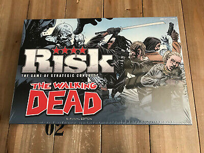 juego de mesa - RISK The Walking Dead Survival Edition - USAOPOLY English