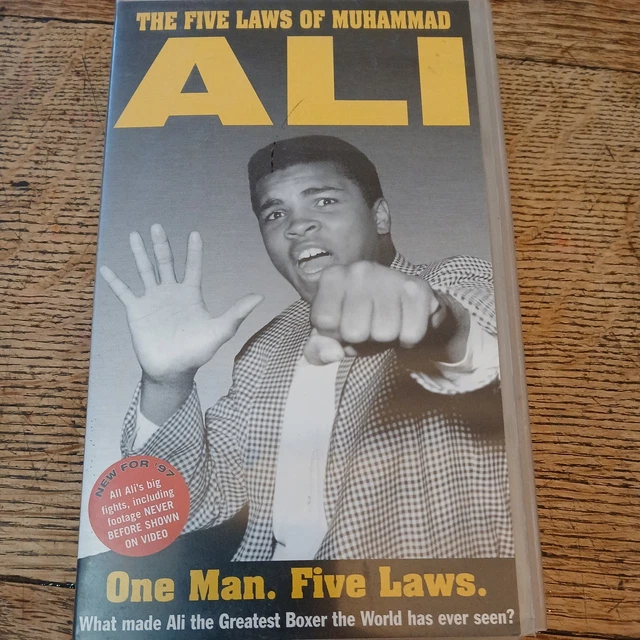 THE FIVE LAWS of Muhammad Ali Boxing PAL VHS Video Tape 1997 £5.60 ...