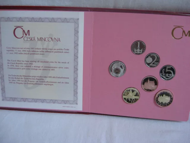 Tschechien 2009 Kms Münzen Satz Coin Set Pp Proof - Eu Rats-Präsidentschaft - 2