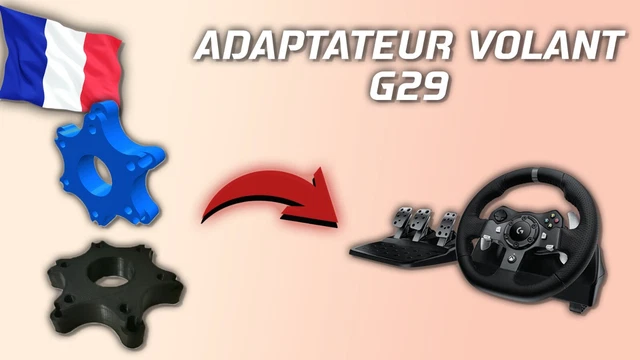Adaptateur Volant + Vis Pour Logitech G920, G29, G923 - Neuf - Pièce De Rechange