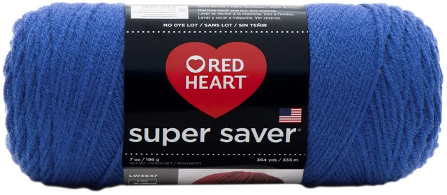Red Heart Super Saver Yarn-Royal E300B-385