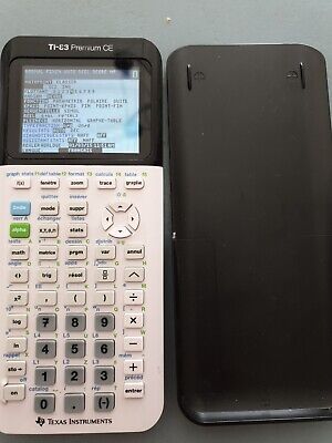 Calculatrice Ti-83 premium CE avec Chargeur Kinderen Schoolspullen Schoolspullen Premium Schoolspullen 