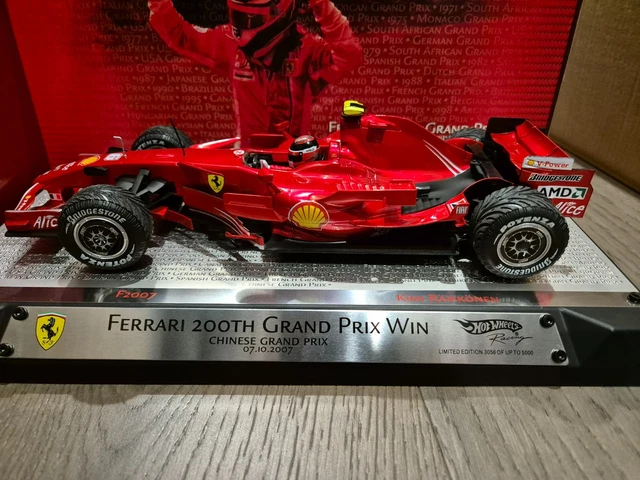 HOT WHEELS FERRARI F1 2007 Kimi Raikkonen Red Grand Prix