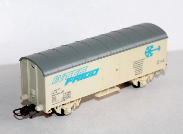 Wagon Rivarossi – Réfrigérant à Bière FS WÜHRER – Échelle HO 1/87 – Italie – Occasion