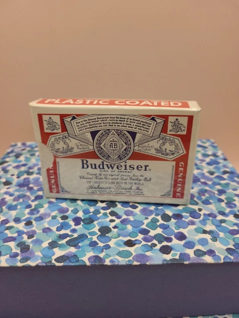 Budweiser Playing Cards, Bridge Size, New, Sealed, Excellent Condition