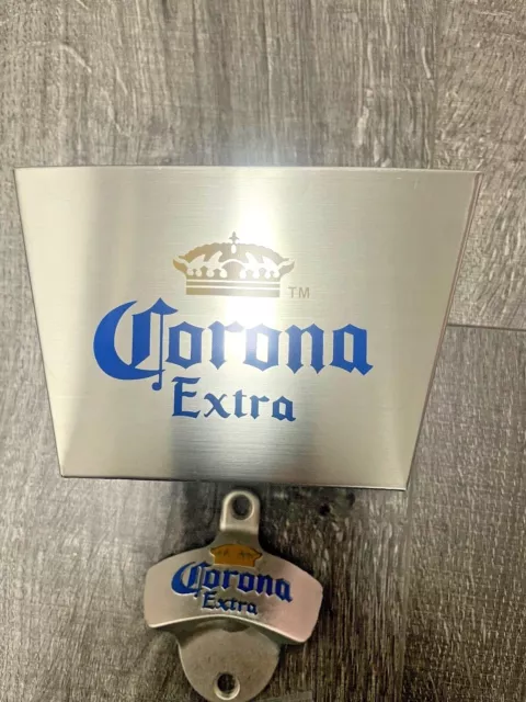 Corona Wall Mounted Bottle Opener & Cap Catcher Merchandise Man Cave Beer Bar 3