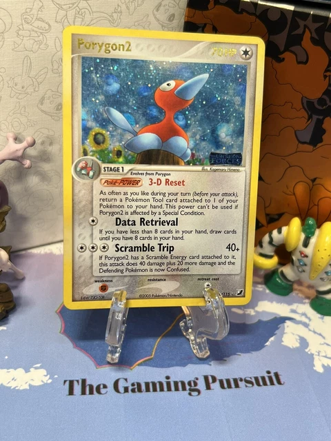 2005 Porygon2 12/115 Holo Rare LP Pokemon EX Unseen Forces Stamped LP/NM