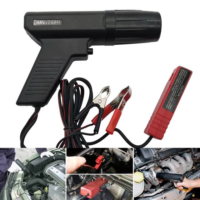 12V Car Engine Inductive Timing Light Ignition High Beam Strobe Timing Lamp A2C5