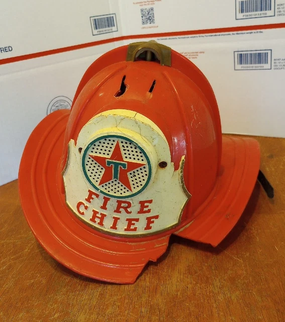 Vintage Texaco Fire Chief Hat Gas Station Service Station 1960’s
