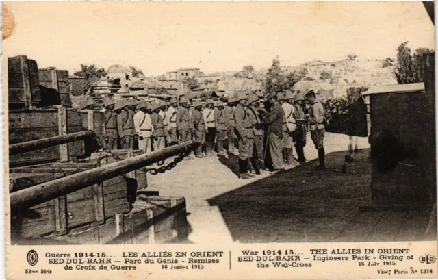 CPA AK Militaire - Les Alliés en Orient Sed-Dul-Bahr - Parc du Génie (698537)
