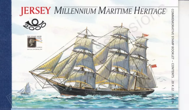 Jersey Mnh Stamp Prestige Booklet 2000 Millennium Maritime Heritage
