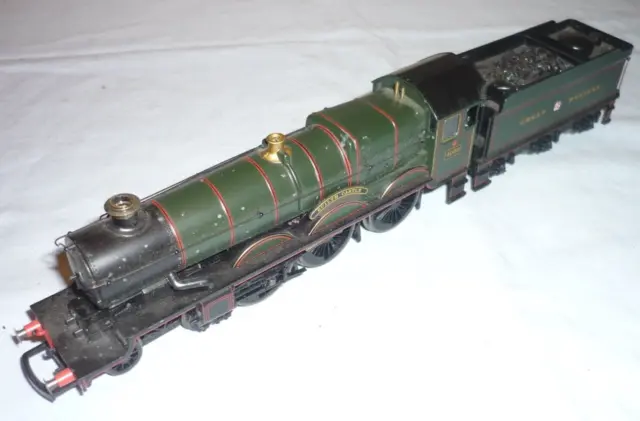 Hornby Oo Gauge Gwr Castle Class 4-6-0 Tender Loco 4086 Builth Castle R2389