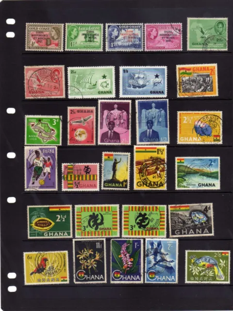 83 stamps from   Ghana    Collection   see scans FREEPOST