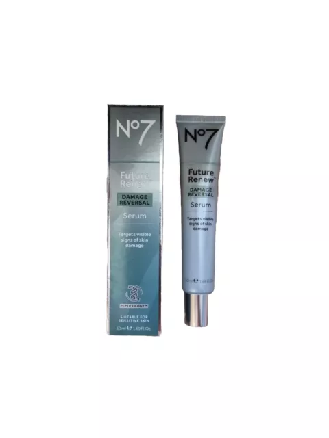 No7 Future Renew Damage Reversal Serum Full 50ml Anti Wrinkle Brand New