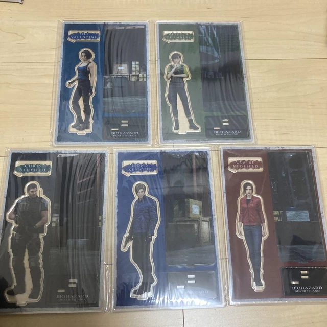 BIOHAZARD RESIDENT EVIL Death Island Acrylic Set Stand Collection