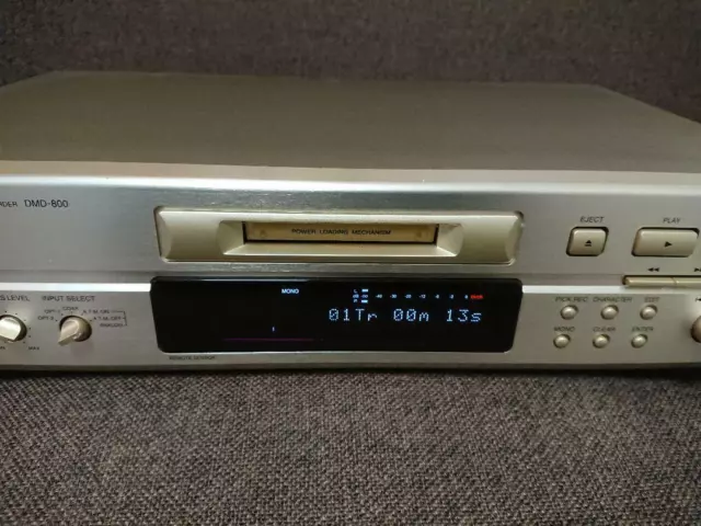 Denon Dmd-800 Md Mini Disque Pont Lecteur Enregistreur D'Occasion 2