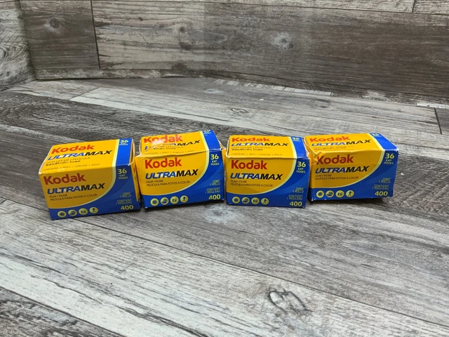 Kodak Ultramax 400 135-36mm Fine Grain Film 36 Exp. **LOT OF 4** *EXP-07/2025*