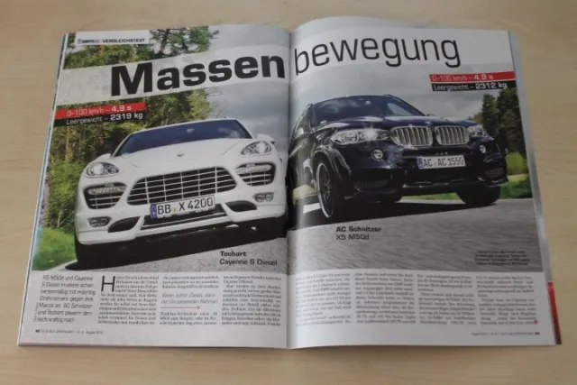 Auto Bild Sportscars 1442) Porsche Cayenne S Diesel Techart mit 460PS besser als