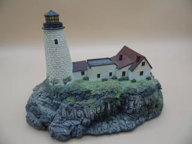 Hawthorne "Portland Head Lighthouse " Architectural Sculpture Light up 18cm long