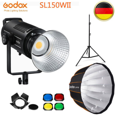 Godox sl150wii 5600k Lampada LED Studio lampada nicefoto 90cm Softbox bd-04 