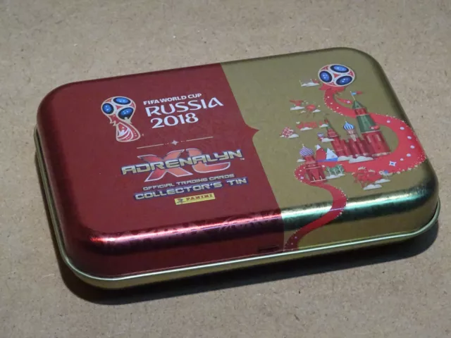 Boite Métal Lithographiée RUSSIA 2018 pour les cartes PANINI