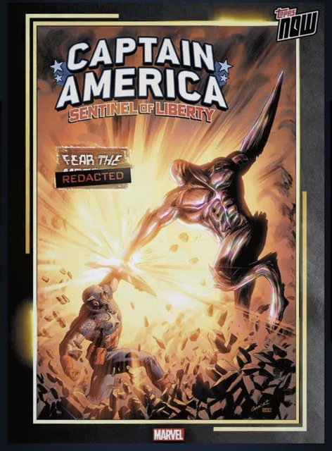 Topps Marvel Collect 2022 Now Gold SR CAPTAIN AMERICA: SENTINEL OF LIBERTY #3