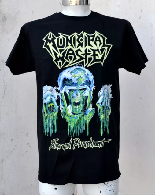 Municipal Waste Shirt Slime And Punishment Black Licensed JSR Merch