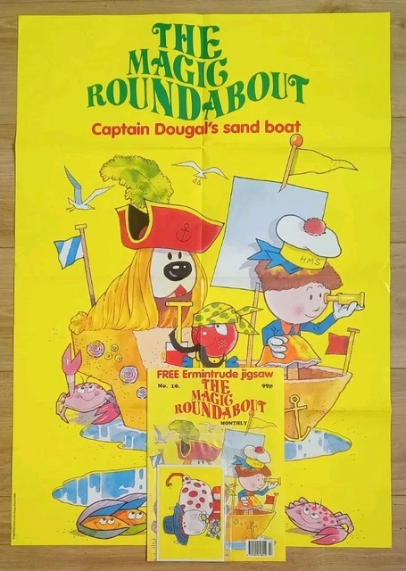 THE MAGIC ROUNDABOUT Comic Monthly #10 With Free Gift Jigsaw And Poster ...