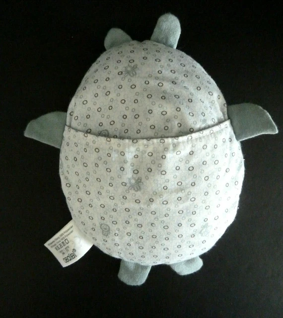 D5. Doudou Obaibi Okaidi Lapin Ovale Gris Bleu Blanc Poche Rond Pouet - Ttbe 2
