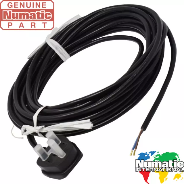 Numatic Henry and Hetty Original 10 m Hauptkabel & Stecker HVR200, HET200, HVR160,