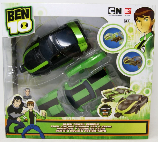 Ben 10 - Alien Crash Vehicle - 2 Cars in 1 - Ben 10 Ultimate Alien - BEN 10 VEICOLI CRASHER 37966 - Toyland Store
