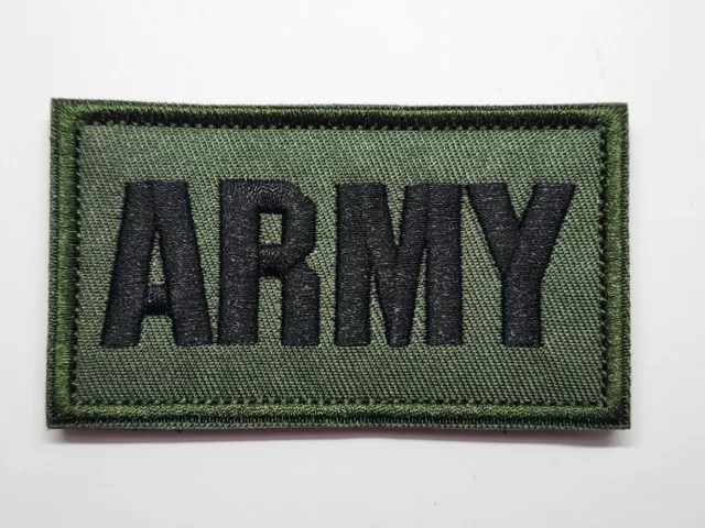 ARMY Hook and Loop Patch Badge Tactical Morale Military