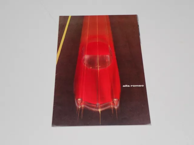 Alfa Romeo Portfolio Modelli 1963 Giulietta Brochure Depliant Prospekt (T19)