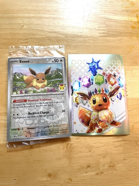 PRISMATIC EVOLUTIONS SEALED EEVEE 074/131 POKEMON DAY 2025 TCG 151