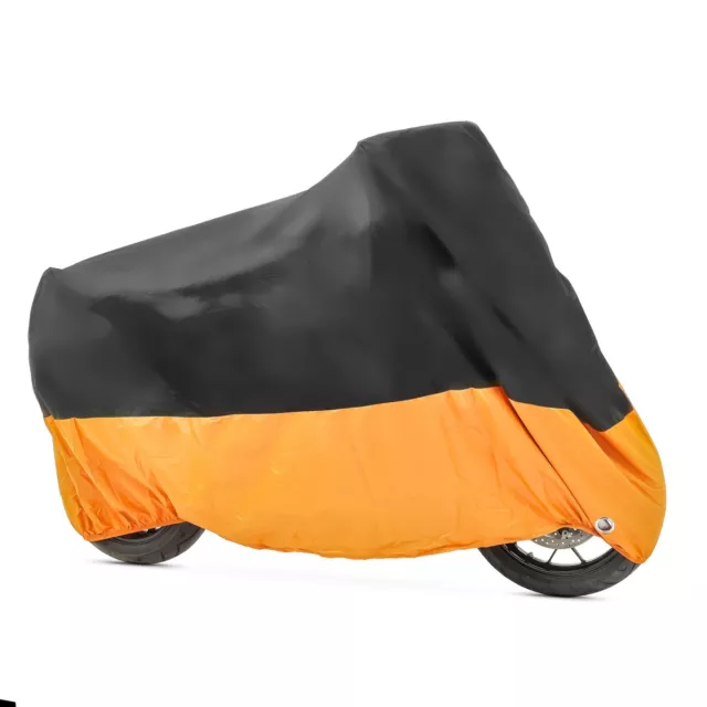 Abdeckplane passend für Custombikes DH1485 Craftride XXXL schwarz-orange