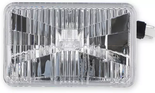Retrobright 3000K White LED 4"x6" Rectangle High Beam Only Head Light Pair