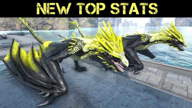 Ark survival Evolved X-Basilosaurus (basilo) Golden 51K HP Top