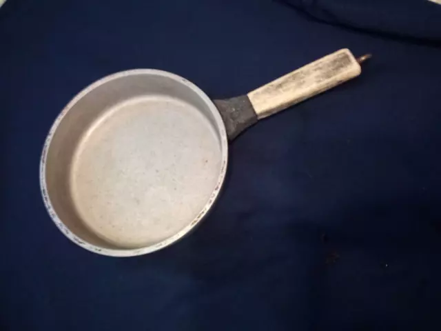 miracle maid skillet vintage 7" wooden handle VGUC