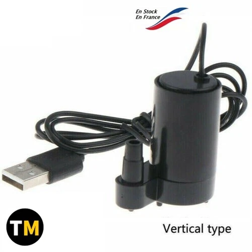 DC5V USB Low Noise Brushless Motor Pump 3L/Min Mini Micro Submersible Water .AU