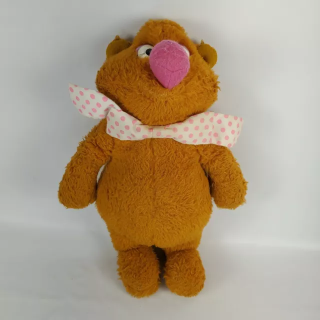 Vintage Muppets Fisher Price Fozzie Bear Plush Doll 14" Tall 1976