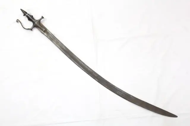 Antique Sword Old Sakela Damascus Steel Blade Handle 36 inch Z 3