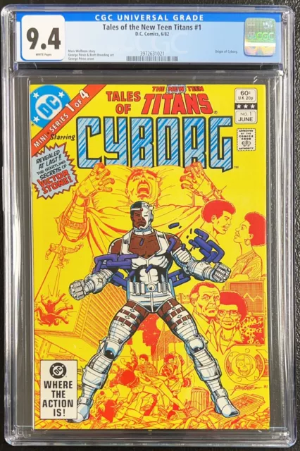 Tales of the New Teen Titans #1: Cyborg CGC 9.4