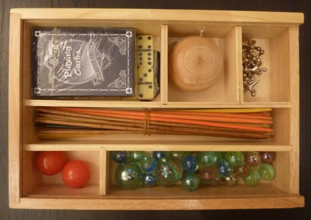 Ridleys House of Novelties Classic Games Compendium In Wooden Box 2