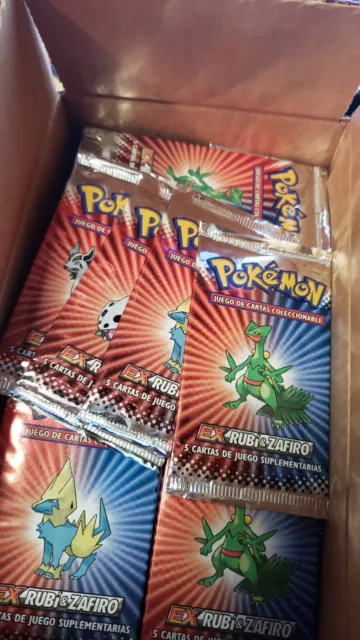 x1 Sealed Booster Pokemon VINTAGE EX Ruby & Sapphire (SPANISH) 2003 A1