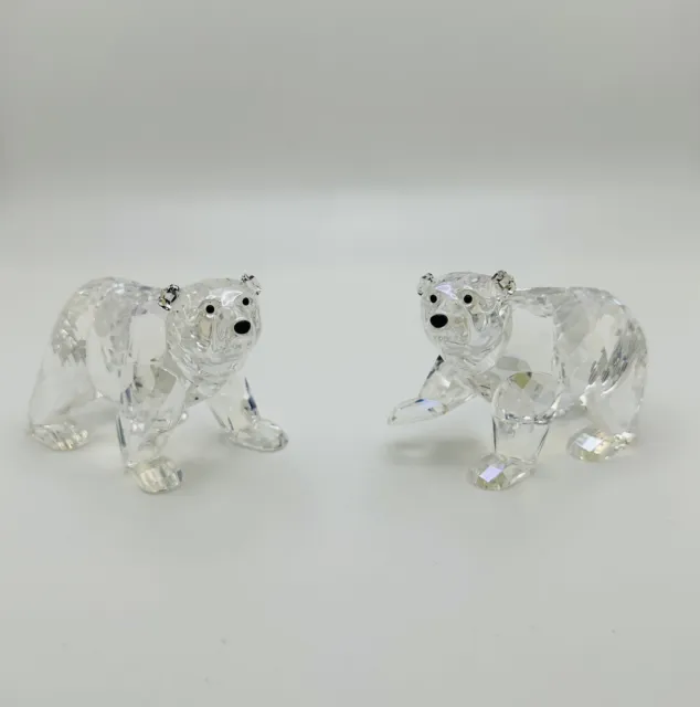 Swarovski Crystal Moonlight Polar Bear Cubs SCS 2012 1079156 New Authentic
