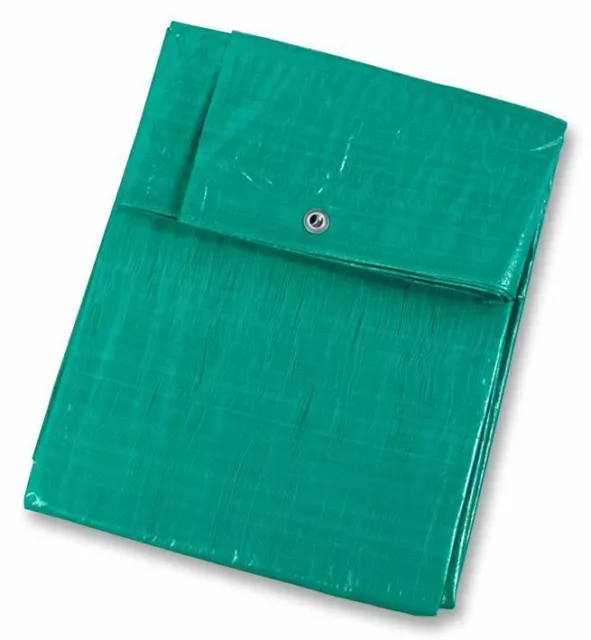 CLARKE INTERNATIONAL - Polyethylene Tarpaulin, Green 6ft x 8ft