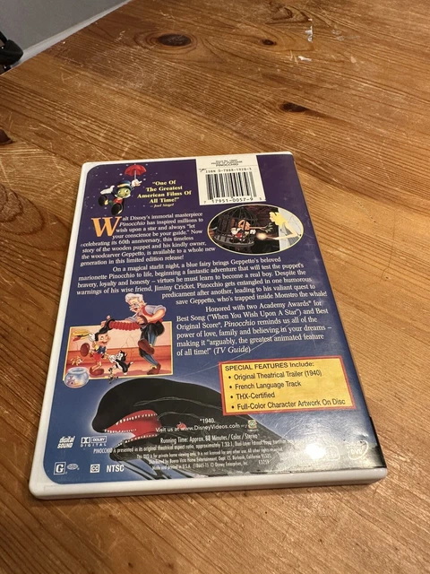Pinocchio (DVD, 1999, Limited Issue) 2