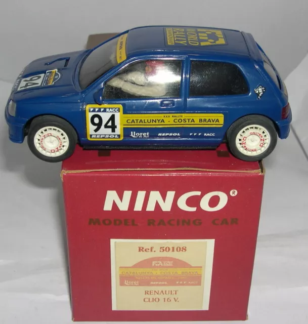 Ninco 50108 Renault Clio 16V #64 Catalogne Costa Brava 1994 Edition Limitée MB