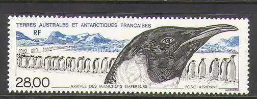 FSAT/TAAF 1994 Emperor Penguins/Birds/March/Migration/Nature/Wildlife 1v n23403