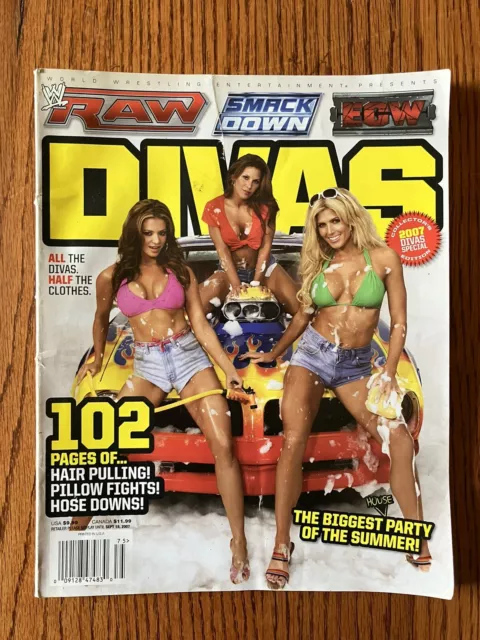 WWF Divas Magazine Swimsuits 2007 Torrie Wilson WWE Wrestling Raw Smackdown ECW